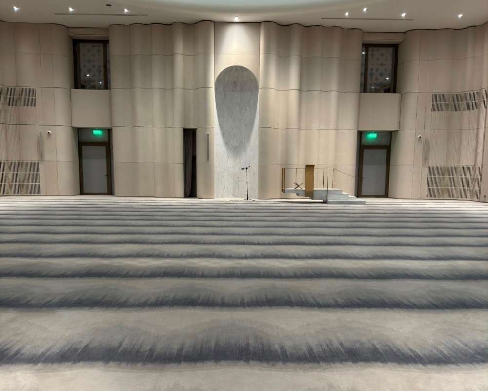 Yün camii halıları 4500 Gr/m2